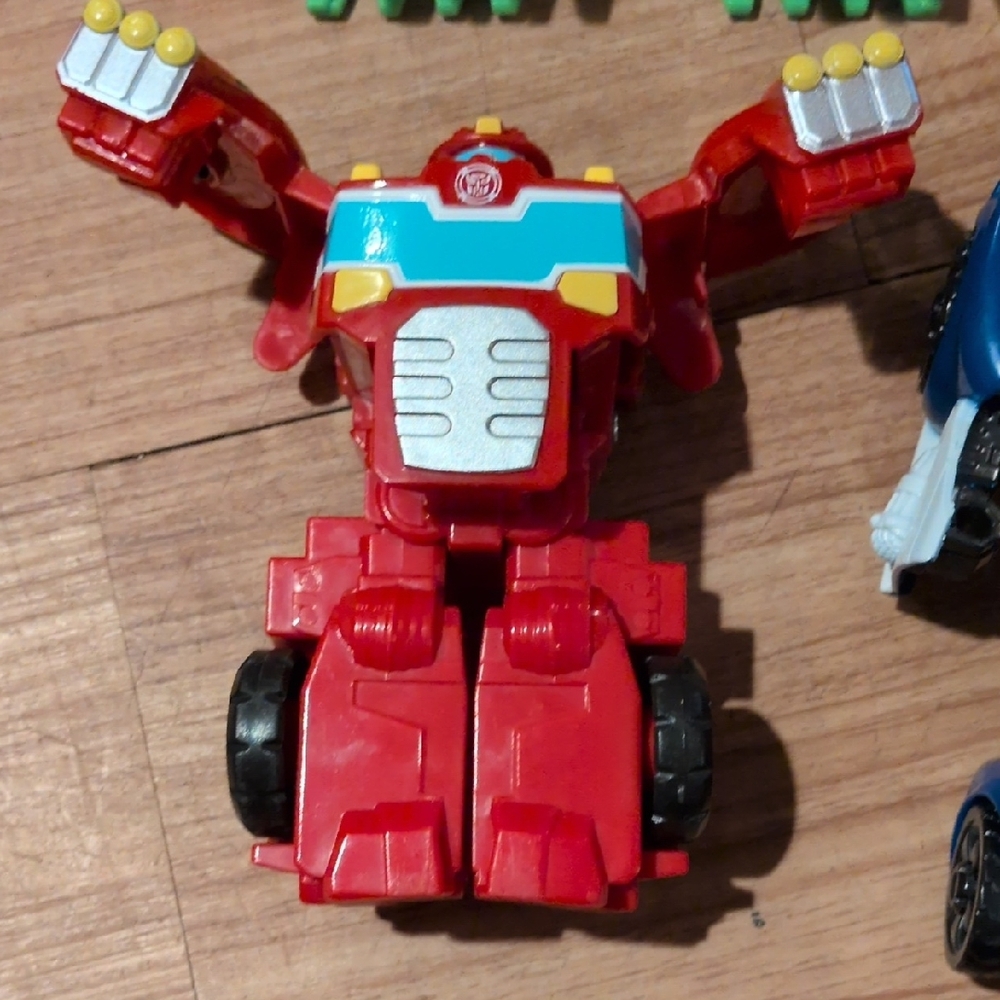 Hasbro Transforming Vehicle Set - Red, Green, Blue, Orange - Picture 6 of 6